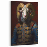 Regal Goat Art Print - Noble Portrait Style Wall Decor