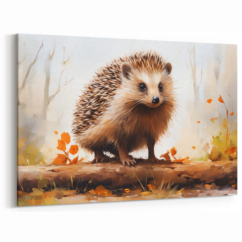Charming Hedgehog Wall Art - Framed, Canvas & Acrylic Wildlife Decor