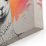 Stylized Llama Wall Art - Modern Canvas & Framed Prints for Chic Decor