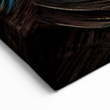 Close-Up Peacock Feather Art - Elegant and Vibrant Peacock Decor