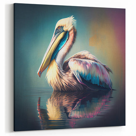 Vibrant Pelican Wall Art - Stunning Pelican Decor for Colorful Spaces