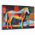 Vibrant Horse Wall Art - Abstract Canvas & Framed Prints