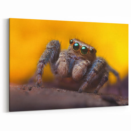 Vibrant Spider Macro Art - Colorful Arachnid Wall Decor - Canvas & Prints
