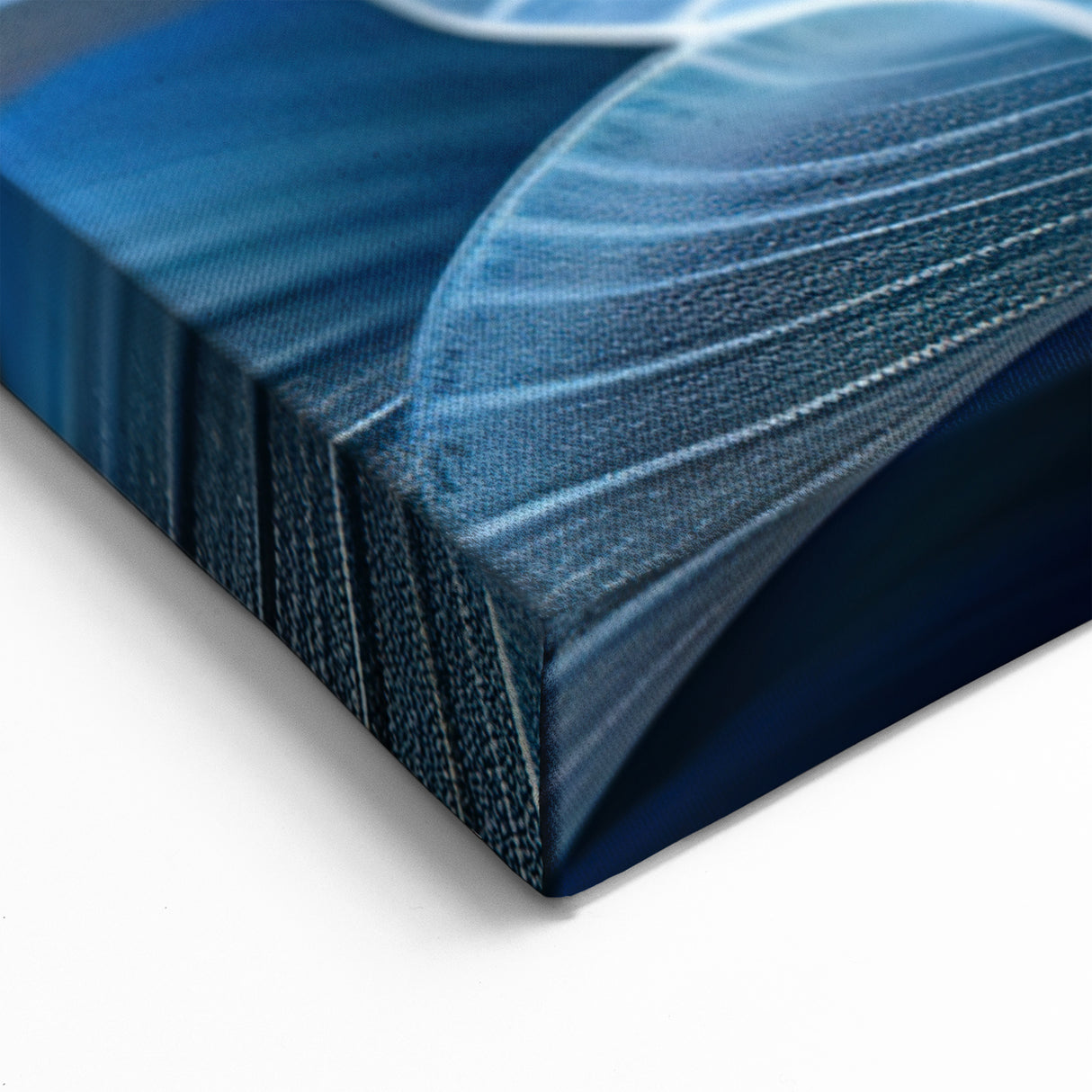 Blue Coral Wall Art - Ocean Inspired Marine Life Canvas Print