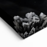 Black and White Coral Wall Art - Marine Life Canvas Print