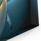 Stunning Penguin Underwater Art - Vibrant Penguin Wall Decor Print