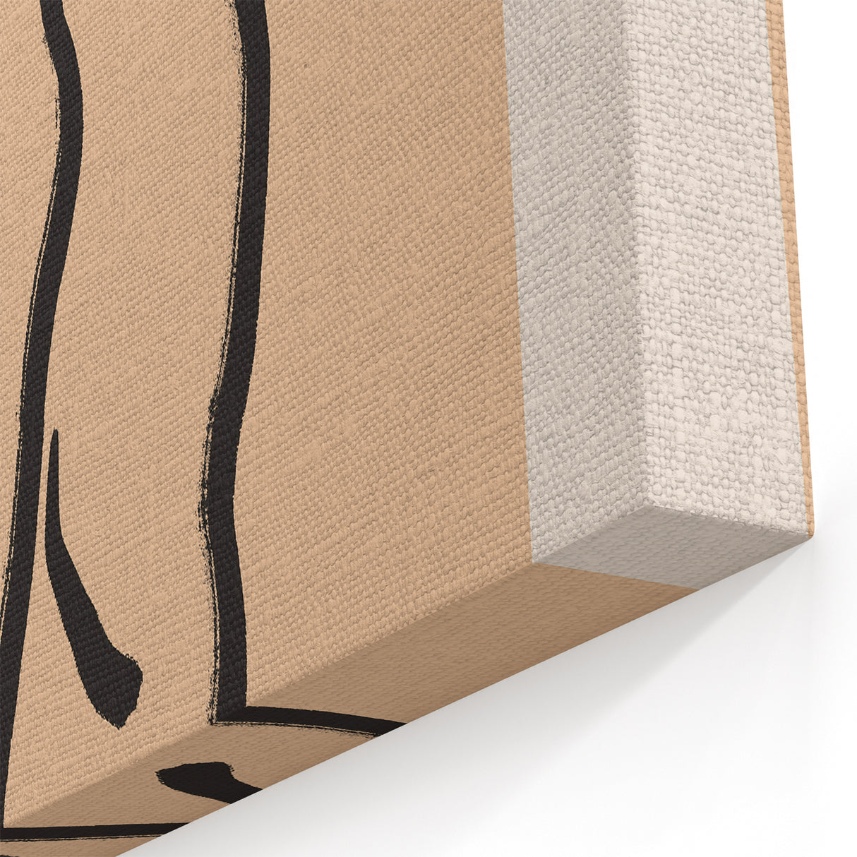 Minimalist Line Art Print - Modern Nude Figure Abstract Wall Decor