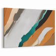 Vibrant Strokes and Lines Abstract Art | Tropical Paradise Canvas Print