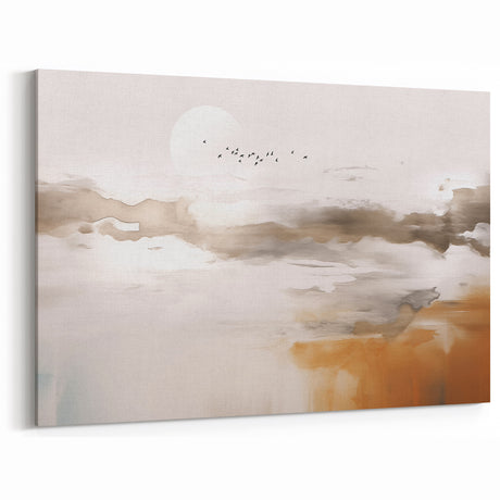 Modern Abstract Line Art | Dynamic Strokes & Geometric Brush Strokes Canvas
