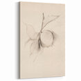 Graceful Simplicity - Minimalist Abstract Art with Delicate Linework