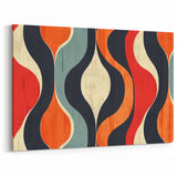 Retro Minimalist Art | Bold Abstract Geometric Wall Decor | Multicolor