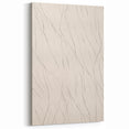 Elegant Minimalist Wall Art - Black and White Geometric Canvas Print