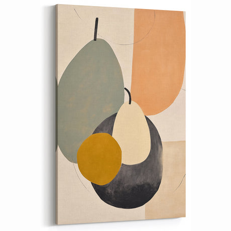 Modern Geometric Minimalist Art - Colorful Abstract Canvas Wall Decor