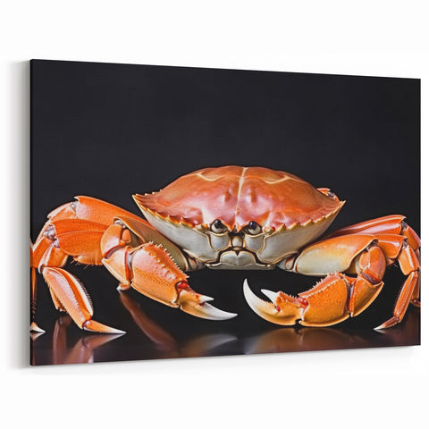 Crab Art Print - Detailed Marine Life Artwork for Modern Wall Decor