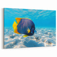 Vibrant Angelfish Wall Art - Ocean Fish Canvas for Coastal Decor
