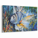 Abstract Fish Art - Vibrant Canvas, Framed & Acrylic Prints