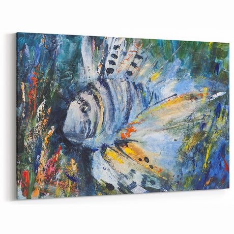Abstract Fish Art - Vibrant Canvas, Framed & Acrylic Prints