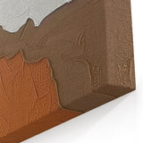Textured Earth Tones Abstract Art - Modern Neutral Canvas Decor