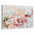 Elegant Floral Abstract Art - Soft Pastel Botanical Canvas Decor