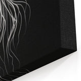 Minimalist Jellyfish Wall Art - Sleek Marine Life Canvas & Prints