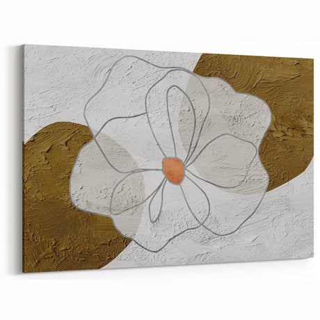 Nature's Harmony Strokes & Lines Abstract Art – Organic Wall Decor