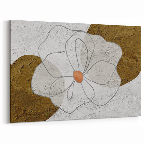 Nature's Harmony Strokes & Lines Abstract Art – Organic Wall Decor