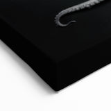 Monochrome Octopus Wall Art - Bold Marine Life Decor in Black & White