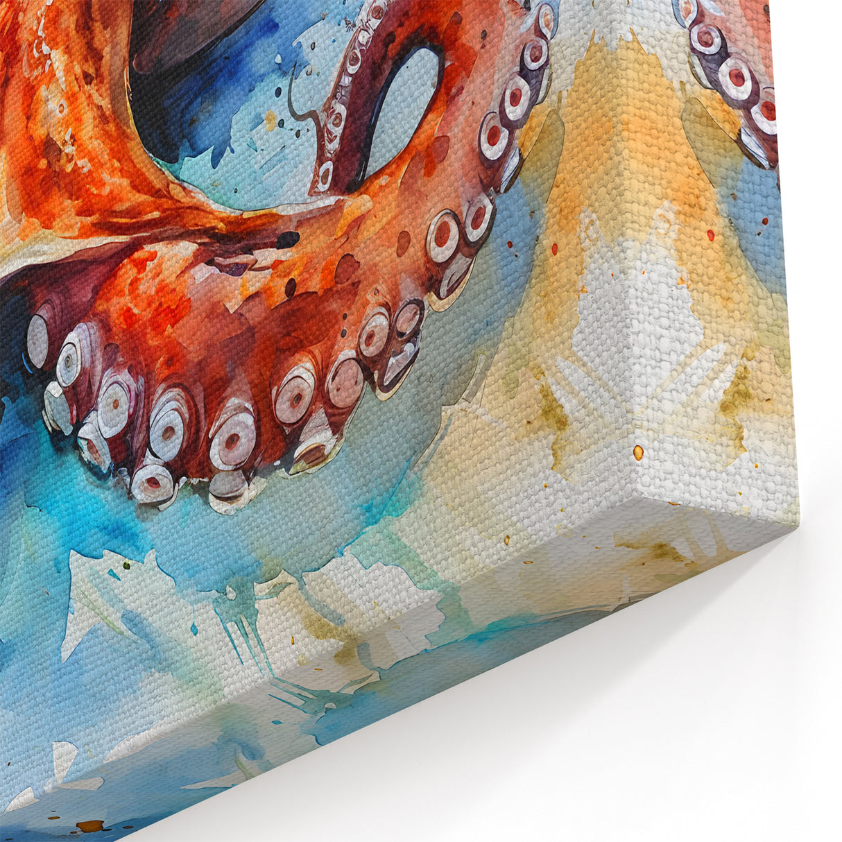 Dynamic Octopus Wall Art - Vibrant Marine Life Decor for Ocean Lovers