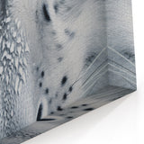 Mesmerizing Snow Leopard Canvas - Striking Wild Cat Art for Modern Homes