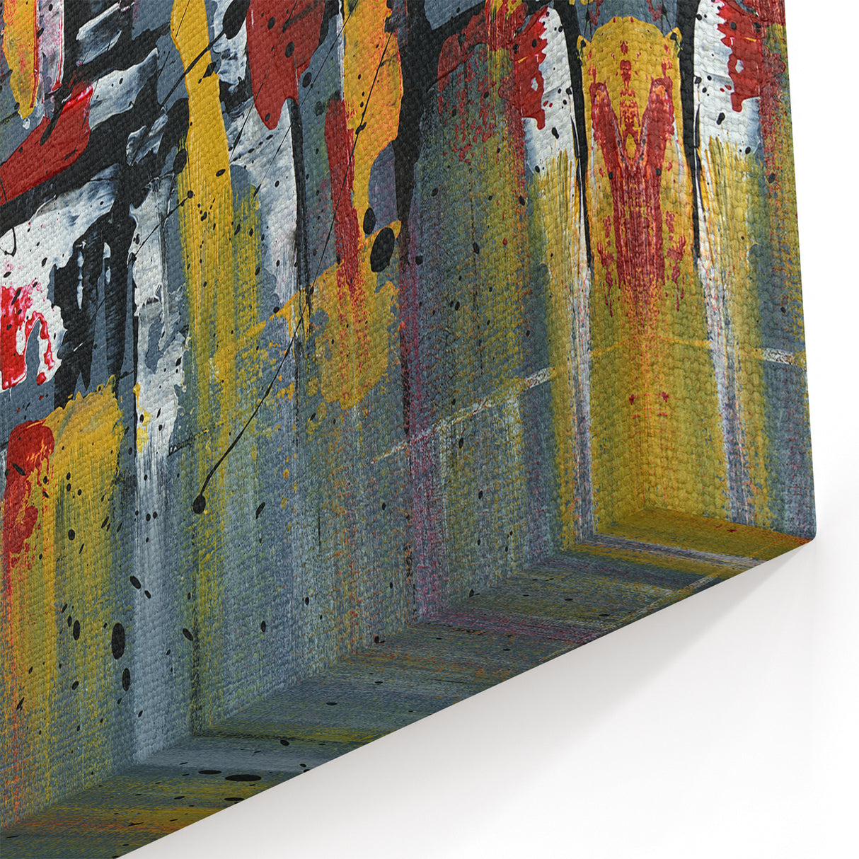 Dynamic Abstract Line Art with Bold Strokes - Modern Canvas Wall Art