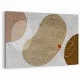 Elegant Rose Line Art – Earthy Tones Abstract Wall Decor for Serenity