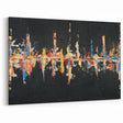 Bold Geometric Line Art with Striking Strokes - Abstract Canvas Print