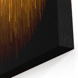 Golden Light Abstract Strokes Canvas - Modern Dynamic Wall Art