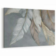 Modern Strokes and Lines Abstract Art - Elegant Leaf Pattern Canvas