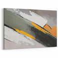 Modern Geometric Line Art - Abstract Strokes and Colorful Canvas