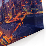 Chicago Skyline Wall Art - Vibrant Cityscape Canvas Print for Home Decor