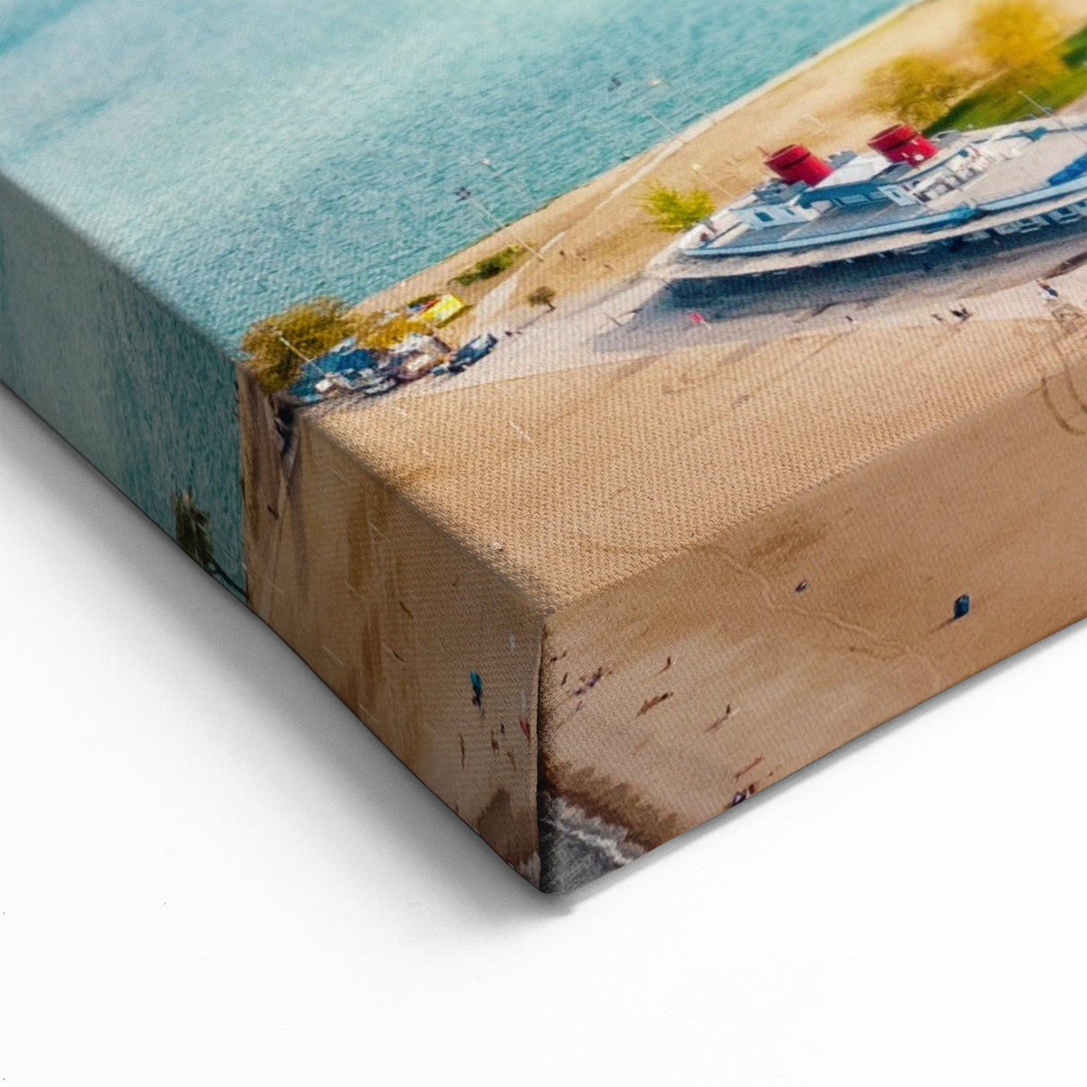 Chicago Skyline Wall Art - Scenic Beach and Park Cityscape Canvas