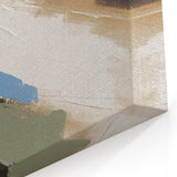 Modern Strokes and Lines Abstract Canvas – Earthy Tones Contemporary Art