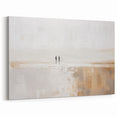 Minimalist Landscape Art - Serene Abstract Canvas with Neutral Tones