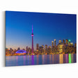 Vibrant Toronto Skyline Art | CN Tower and City Lights Nightscape