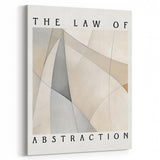 Modern Minimalist Art - Geometric Soft Tones - Contemporary Wall Decor