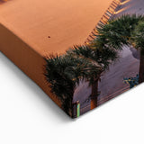 Tampa Skyline Wall Art - Glowing Sunset Over Downtown