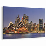 Elegant Sydney Night Skyline Wall Art - Stunning Cityscape Photography