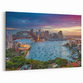 Vibrant Sydney Harbor Bridge Wall Art - Stunning Cityscape Photography