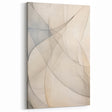 Minimalist Abstract Geometric Art - Neutral Toned Modern Canvas Print