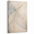 Minimalist Abstract Geometric Art - Neutral Toned Modern Canvas Print