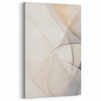 Minimalist Abstract Geometric Art - Subtle Neutral Toned Canvas Print