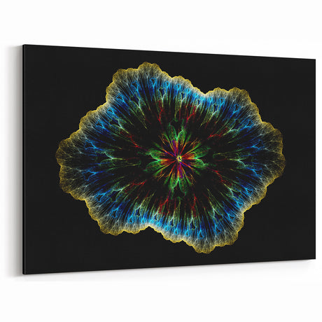Vibrant Abstract Art - Colorful Fractal Design - Modern Wall Decor