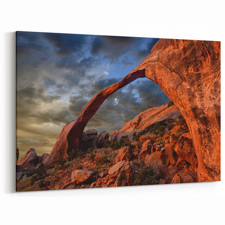 Red Rock Arch Wall Art - Majestic Desert Canvas Print