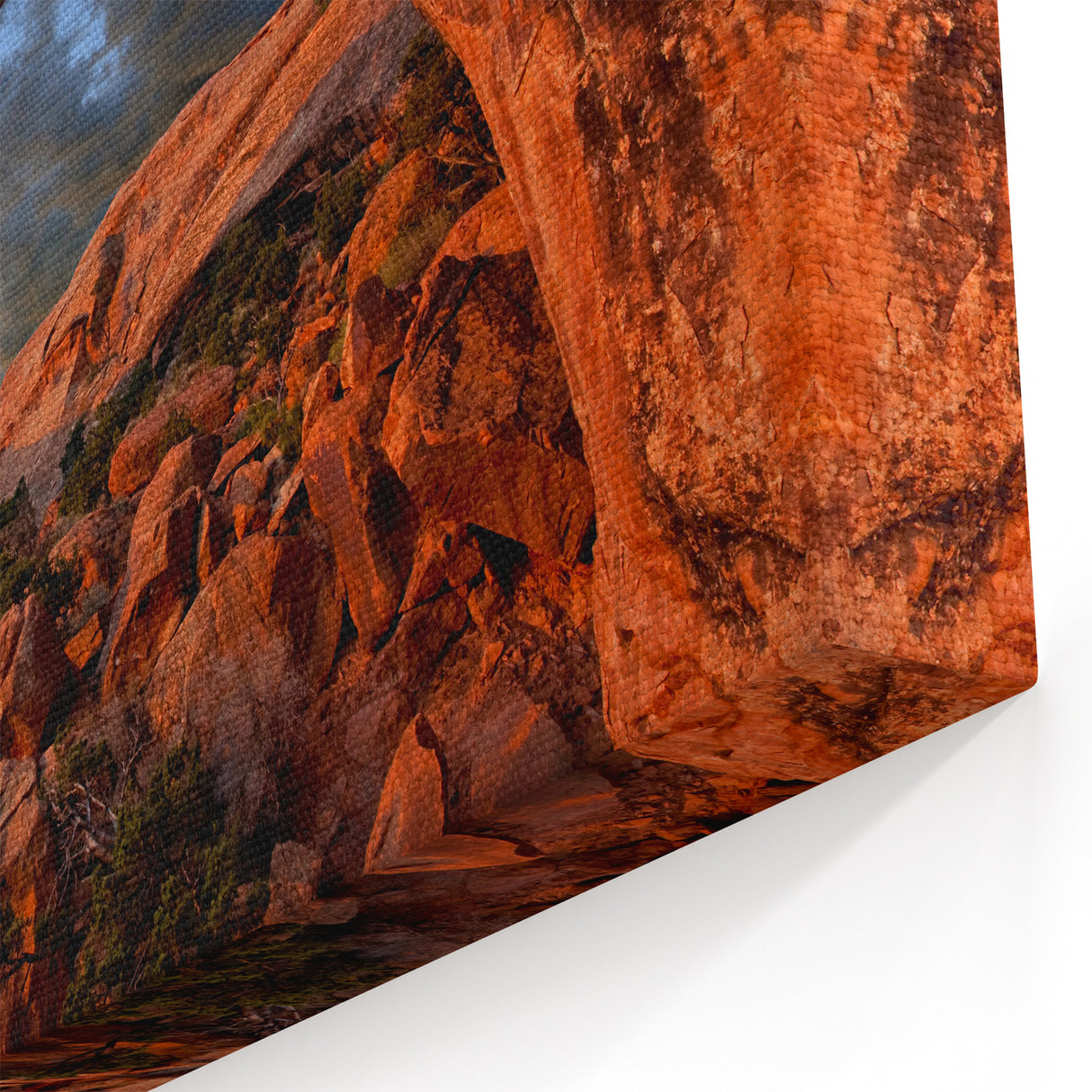 Red Rock Arch Wall Art - Majestic Desert Canvas Print
